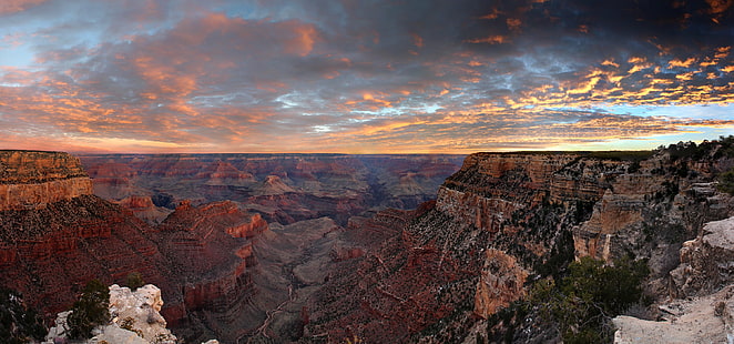 landscape photography of rock mountain at daytime, grand canyon national park, grand canyon national park, Grand Canyon National Park, Winter, Sunrise, Historic District, landscape photography, rock mountain, daytime, Grand Canyon  national park, morning, South Rim, Rim  village, colorful, light, overlook, travel, Arizona, pink, nature, grand Canyon, canyon, uSA, scenics, landscape, rock - Object, cliff, majestic, southwest USA, national Park, desert, national Landmark, geology, famous Place, outdoors, beauty In Nature, extreme Terrain, HD wallpaper HD wallpaper