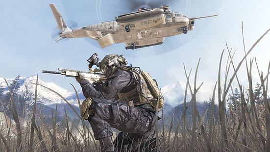 Call of Duty: Modern Warfare 2, тапет за игра на Call of duty, COD, Modern, Warfare, HD тапет HD wallpaper