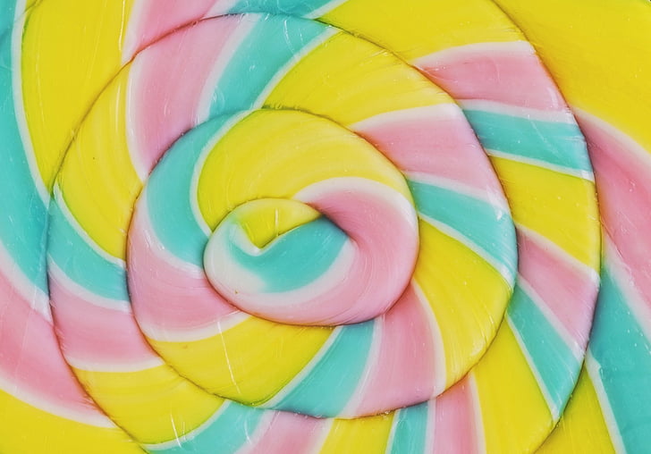 Food, Candy, Close-Up, Colors, Lollipop, Swirl, HD wallpaper