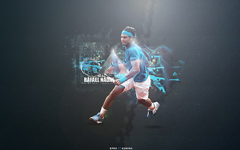 Tennis, Rafael Nadal, espagnol, Fond d'écran HD HD wallpaper