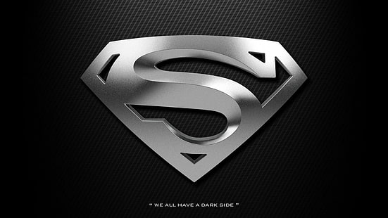 Papel de parede 3D de alta qualidade do logotipo do Superman 3D, logotipo do Superman, HD papel de parede HD wallpaper