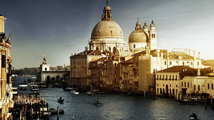 Venice, Italy, river, architecture, building, city, HD wallpaper