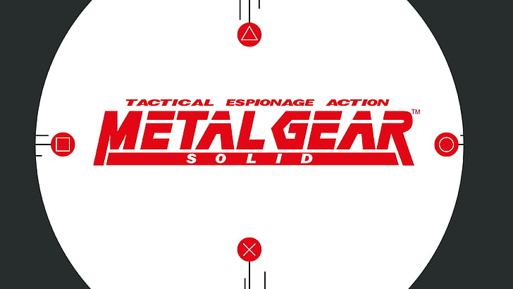 Logotipo Metal Gear Solid, Metal Gear Solid, Solid Snake, HD papel de parede