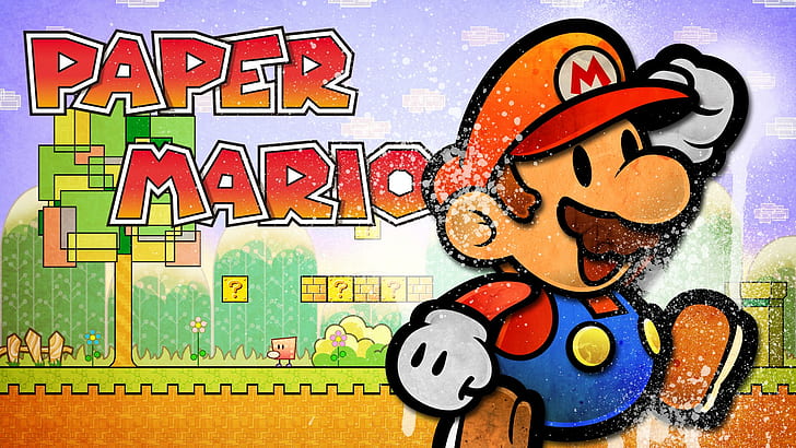 superpapper mario, HD tapet