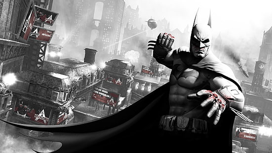 Batman, Batman: Arkham City, video oyunları, Rocksteady Studios, HD masaüstü duvar kağıdı HD wallpaper