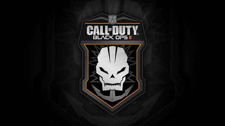 call of duty: black ops 2, logo, skull, cod, Games, HD wallpaper