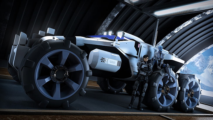 Monster Truck Spielanwendung, Mass Effect, Videospiele, HD-Hintergrundbild