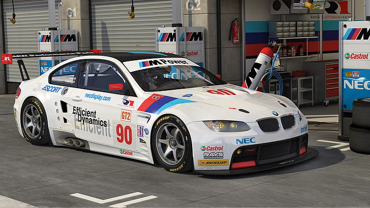 BMW M3 GT2 superdeportivo, BMW, Supercar, Fondo de pantalla HD