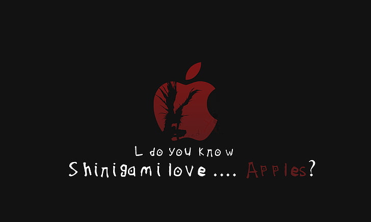 Death Note, apples, Ryuk, HD wallpaper