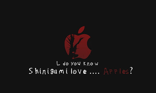 Death Note, apples, Ryuk, HD wallpaper HD wallpaper