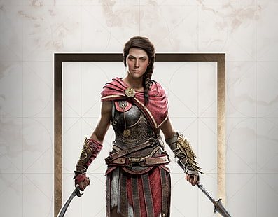 5K, Kassandra, Assassins Creed: Odyssey, HD papel de parede HD wallpaper