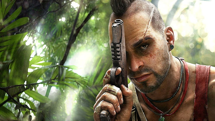 Far Cry 3 Vaas, vaas, ubisoft, uzak ağla, xbox 360, oyun, uzak ağla 3, oyunlar, HD masaüstü duvar kağıdı