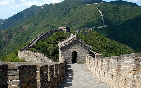 Cina, grande, paesaggi, muro, Sfondo HD HD wallpaper