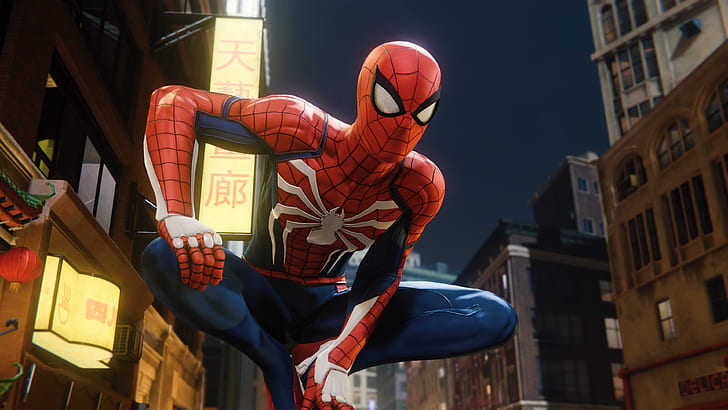 Spider-Man PS4 Game 4K, Game, spider-man, PS4, HD wallpaper