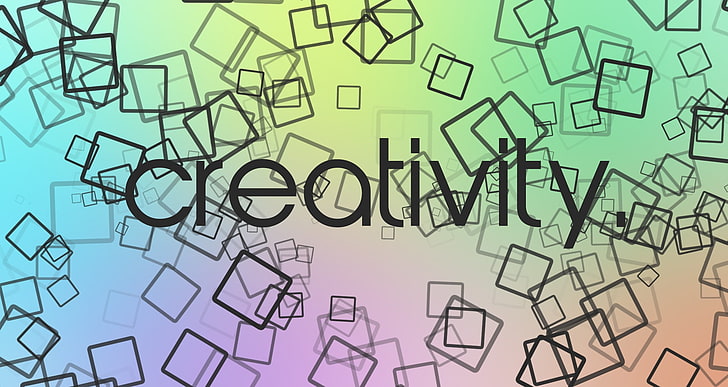 Colorful Cube Creativity, creativity text, Art And Creative, , creative, cube, colorful, HD wallpaper