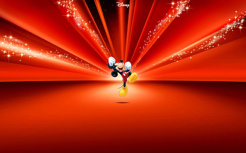Sfondo di Topolino, cartone animato, Topolino, Disney, Sfondo HD HD wallpaper