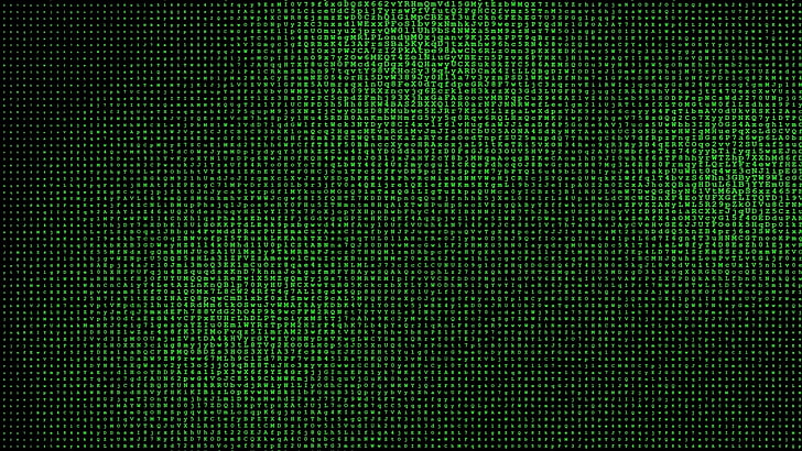зеленый, черный, шаблон, сетка, матрица, двоичный код, двоичный код, компьютер, данные, код, HD обои