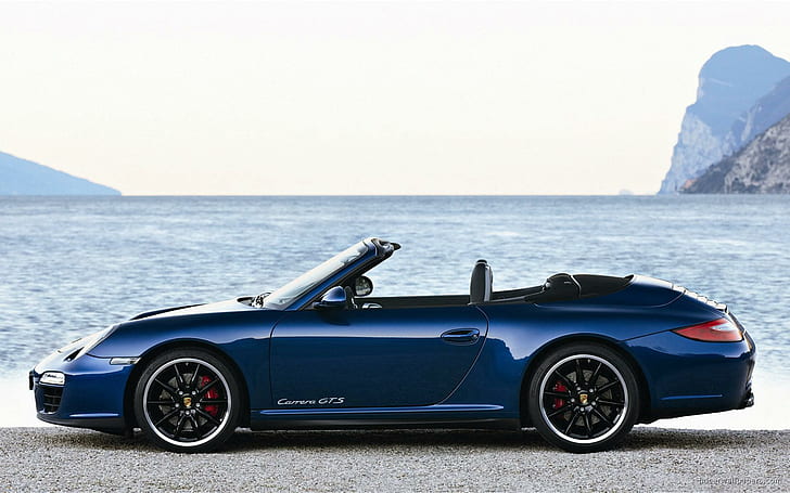 2011 Porsche 911 Carrera GTS, blue porsche carrera gt3, 2011, porsche, carrera, cars, HD wallpaper