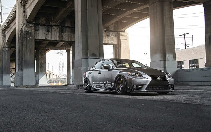 2014 Lexus IS 340 by Philip Chase, silver and black sedan, lexus, 2014, philip, chase, cars, HD wallpaper