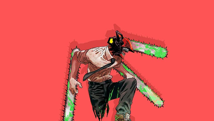Chainsaw Man, anime, HD wallpaper