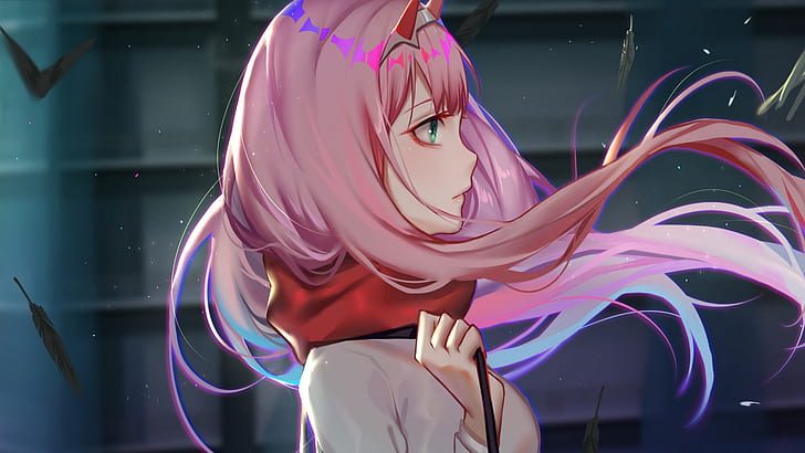 anime, Darling in the FranXX, Zero Two (Darling in the FranXX), anime girls, Tapety HD
