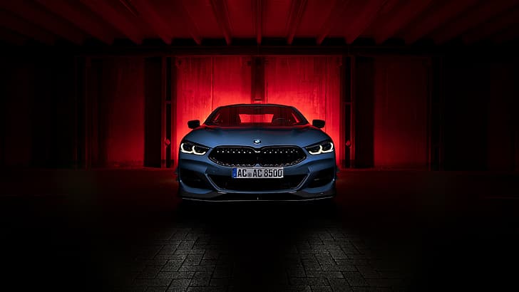 Hintergrund, Vorderansicht, Luxusautos, BMW i8 AC Schnitzer ACS8, HD-Hintergrundbild