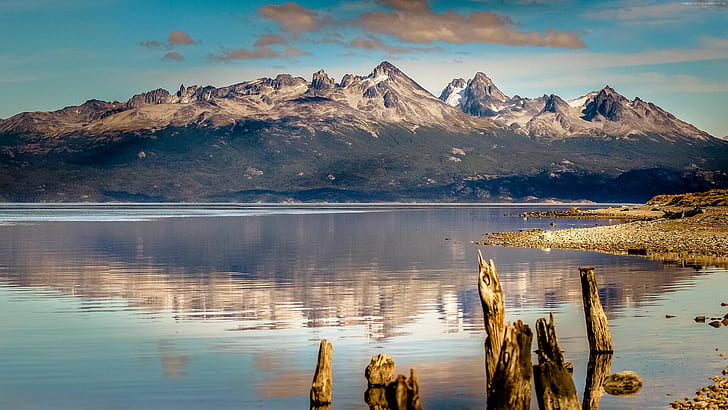 Ushuaia, Patagonia, natura, paesaggio, Sfondo HD