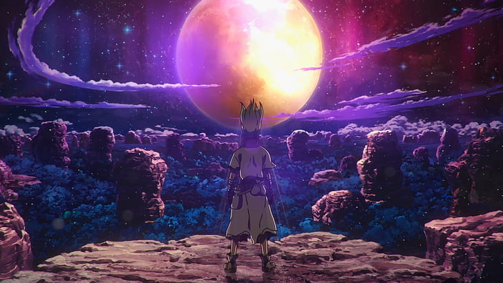 Anime, Dr. Stone, Senku Ishigami, HD-Hintergrundbild