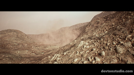 CGI, pustynia, Tapety HD HD wallpaper