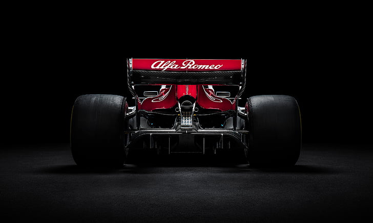 mobil balap Alfa Romeo merah dan hitam, Alfa Romeo Sauber C37, mobil F1, Formula 1, HD, 4K, Wallpaper HD