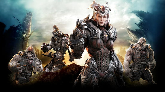 Gears of War, video games, Gears of War 3, HD wallpaper HD wallpaper