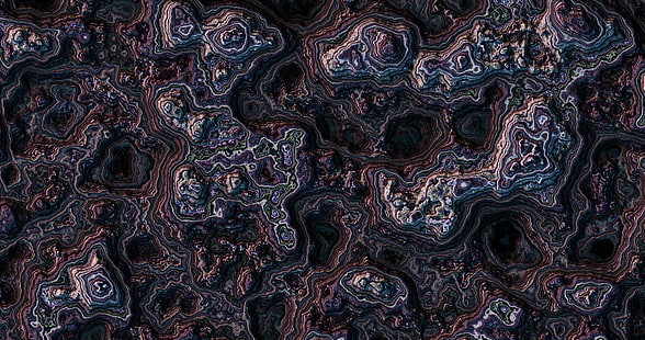 3D fractal, digital art, abstract, artwork, HD wallpaper HD wallpaper