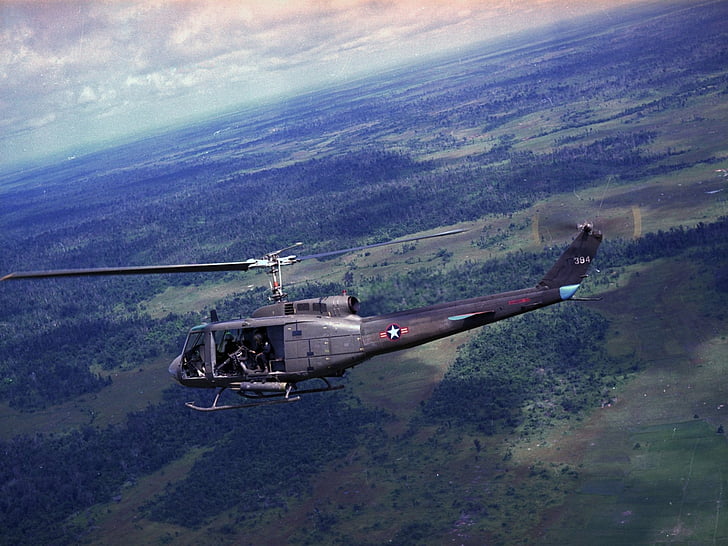 Military Helicopters, Bell UH-1 Iroquois, HD wallpaper