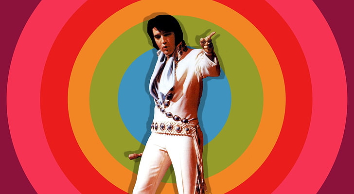 Elvis Now - 1971, Elvis Presley pop art, Vintage, Music, elvis presley, elvis, rock and roll, 1971, HD wallpaper