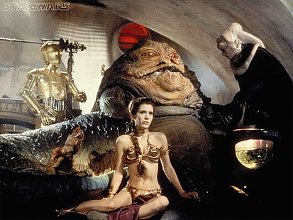 Plakat Gwiezdnych Wojen, Gwiezdne Wojny, Księżniczka Leia, science fiction, filmy, Tapety HD HD wallpaper