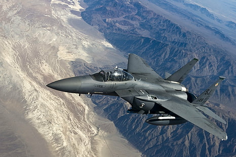 Avión, águila, F-15, militar, jet, caza, avión, Fondo de pantalla HD HD wallpaper