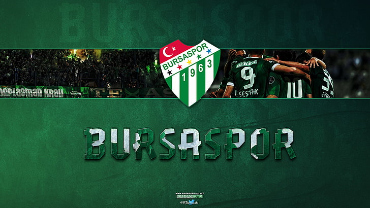 Bursaspor, UEFA, Turki, klub sepak bola, sepak bola, olahraga, olahraga, Wallpaper HD