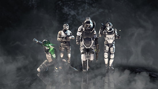 Vier Soldaten, Zahltag 2, Zahltag: The Heist, Overkill, Bulldozer, Cloaker, HD-Hintergrundbild HD wallpaper