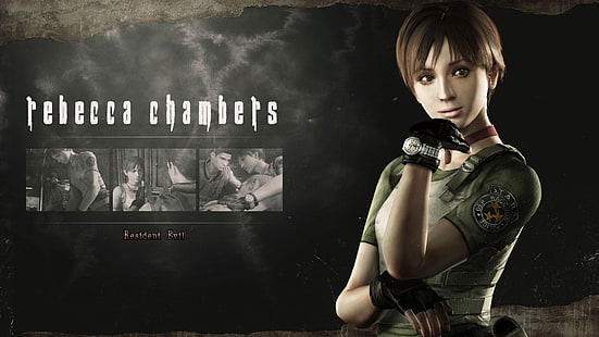 Rebecca Chambers, Resident Evil HD Remaster, Rebecca Chambers, Resident Evil, Sfondo HD HD wallpaper
