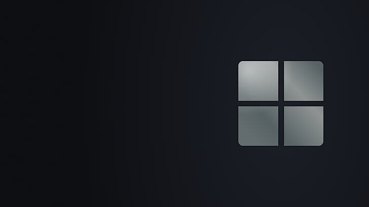 Windows 12, latar belakang sederhana, seni digital, logo windows, Wallpaper HD