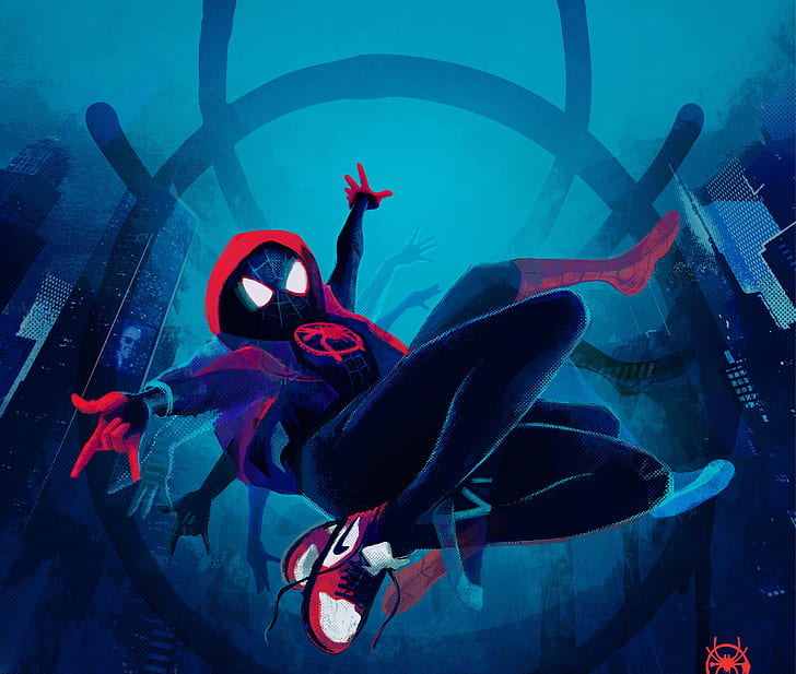 Film, Spider-Man: Into The Spider-Verse, Miles Morales, Spider-Man, Sfondo HD