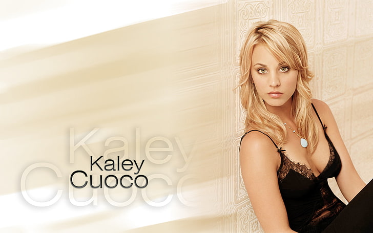 Kaley Cuoco, mujer, personalidad de televisión, Fondo de pantalla HD