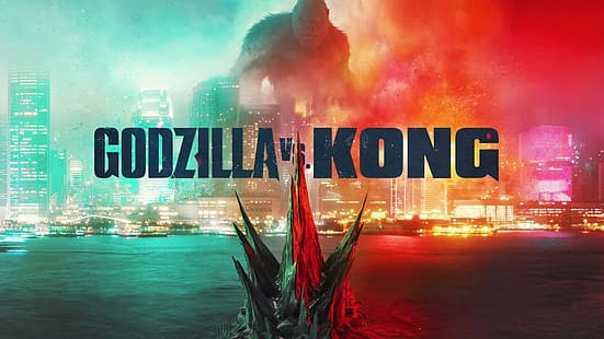Годзилла, Кинг-Конг, Годзилла против Конга, фильмы, научная фантастика, HD обои HD wallpaper