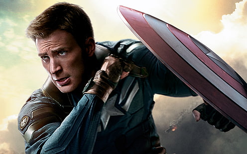 Chris Evans Captain America Winter Soldier, hiver, amérique, soldat, capitaine, chris, Fond d'écran HD HD wallpaper