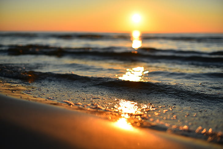 Słońce, morze, plaża, Tapety HD