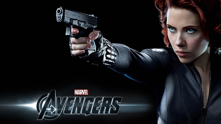 Marvel Avengers Black Widow fond d'écran, films, The Avengers, Black Widow, Scarlett Johansson, super-héroïnes, Marvel Cinematic Universe, Fond d'écran HD