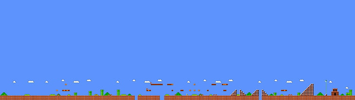 Super Mario game application screenshot, video games, Mario Bros., HD wallpaper