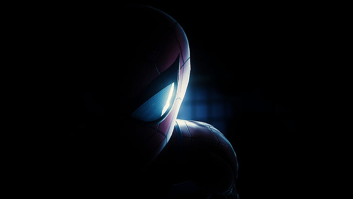 Spiderman Half Mask Ps4, Wallpaper HD