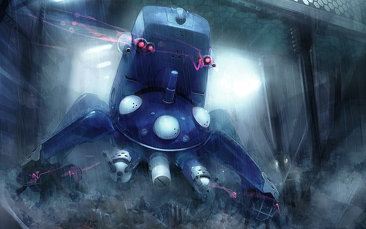 Gray Robot Anime Ghost In The Shell Tachikoma Robot Hd Wallpaper Wallpaperbetter
