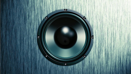 schwarzer Subwoofer, Musik, Lautsprecher, HD-Hintergrundbild HD wallpaper